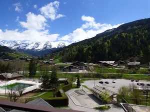 Image of Charmant 2 pièces + mezzanine, 42m², 4 pers, balcon sud, proche commerces et ski bus au Grand-Bornand - FR-1-458-155