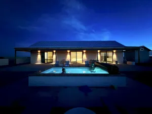 Image of The Merit Camp: private modern ranch house w\/pool just outside Marfa City limits