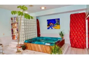Image of Historic skatepark w\/ Hot Tub located near Abe Lincoln's home!