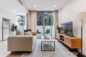 Image of Lakeside 1-Bed with Courtyard, Pool, Gym & Parking