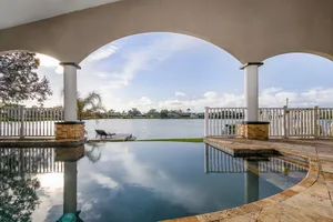 Image of Infinity Pool LARGE Home on Lake — ALL NEW — spring and summer 2025 open