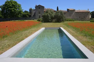 Image of In Uzès, quiet, loft in independent 18th century mill with 15mx3m swimming pool