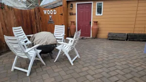 Image of The Guesthouse Fire pit.