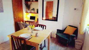Image of Stylish and homely space with considered work area