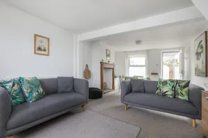 Image of Just one row back from the beach; sea view; family & dog friendly