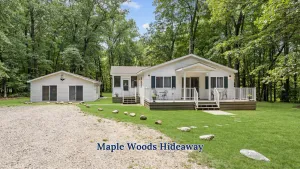 Image of Secluded Woodland Home with Trail and Lake Access