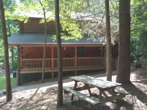 Image of Lovely Log Home is surrounded by Roosevelt State Park & near Callaway Gardens!