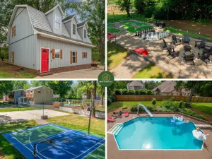 Image of \"Lakeshore Cottage\" Pool - Hot Tub - Arcade - Lake Norman Access