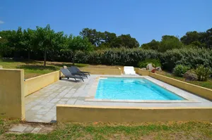 Image of spacious villa with pool, near the most beautiful sites of Corsica