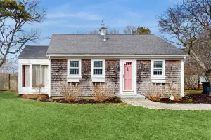 Image of Quaint Chatham home w\/beautiful backyard & furnished multi-level deck, dogs OK