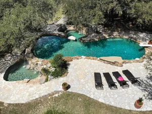 Image of 10,000 Sq.Ft Lux Estate on 650 Acres with Amazing Pool, Spa & Hill Country Views