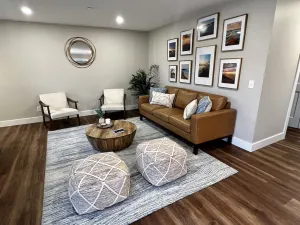 Image of Brand new loft overlooking Crystal Lake with rooftop deck, steps from the beach!