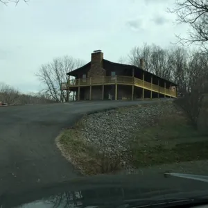 Image of Secluded Log cabin overlooking the Maury River Outside of Lexington , Va