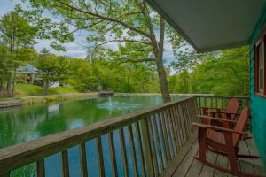 Image of Cozy Lakeside Cabin #17 - Sleeps 6 - Full kitchen + fireplace - between Boone & Blowing Rock NC