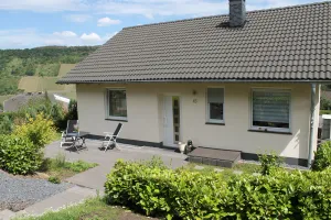 Image of Our vacation home is located on the edge of the forest with a great view of the vineyards.