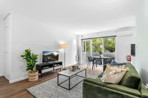 Image of Modern 1-Bed Apartment with Cosy Balcony