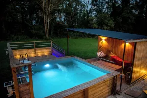 Image of Charming house, terrace, swimming pool, Jacuzzi, trampoline and ping pong table
