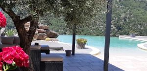 Image of Architect-designed villa with pool and jacuzzi, sea view