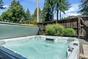 Image of Guerneville Escape Redwoods Deck BBQ Fire table