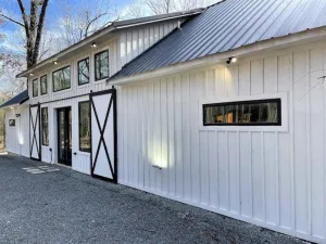 Image of Modern Luxe has everything with HUGE back deck, jacuzzi, glam outdoor fireplace