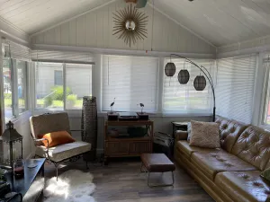Image of Cozy, remodeled 1940’s lake cottage on Long Lake in Ionia County