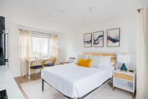 Image of Modern & Renovated Studio Condo (Steps to the Beach!) - Pool, WiFi, Free Parking
