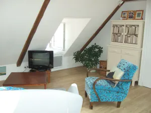 Image of Charming apartment F2, full center, 200m from the beach, free parking prox