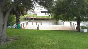 Image of Renovated,clean,comfortable,trailer on canal with Lake Okeechobee access.