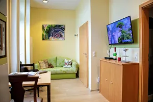 Image of Lovingly furnished apartment, living with friends