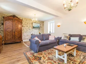 Image of House with fireplace and garden near Coutances