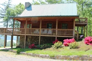 Image of Luxury Lake Cabin by New River Trail w\/ Dock\/Canoes\/Steam Room\/Fireplaces...