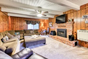 Image of Family-friendly Cabin w\/ WiFi & Furnished Deck - Close to Town, Lake, & Skiing