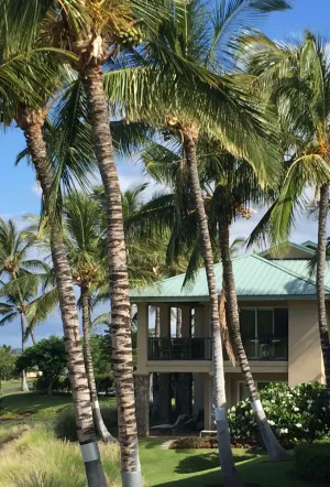 Image of Uninterrupted Sunset, Ocean and Golf Course Views from our Lanai and Interior