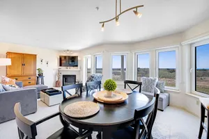 Image of Sunny & stylish oceanfront condo with WiFi, washer/dryer & private balcony