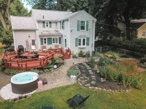 Image of Cheerful Garden Oasis