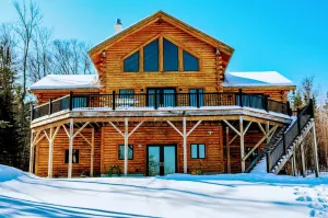 Image of Luxury White Mountain Adventure Cabin & Sauna