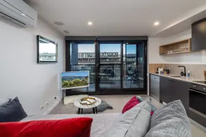 Image of Modern 1-Bed Apartment With Pool And Sauna