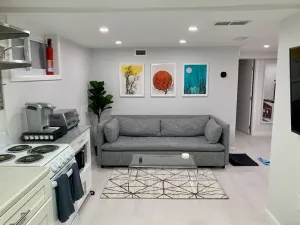 Image of Modern Basement Suite w\/ Private Entrance in Quiet Tree-Filled Neighborhood