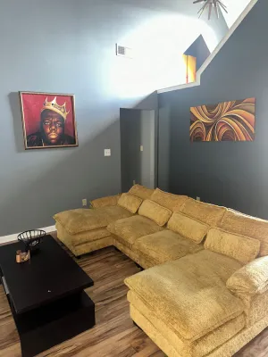 Image of Cozy 3BR Suburban Oasis with huge backyard & theatre 420 Friendly
