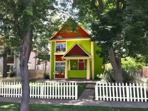 Image of Boutique Studio Apartment Hotel across from CSU in Old Town Fort Collins!Take a trip back in time to when Hippies, Coffee Houses, and The British Invasion were everywhere! It's an urban-industrial studio, a rustic garden suite, and our pet-friendly c