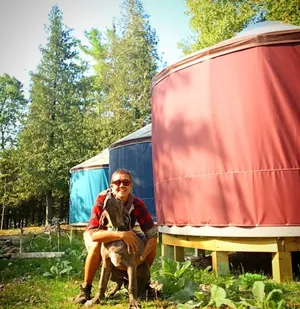 Image of Yurt - Secluded Island Escape on Lake Huron Private, Eco-Friendly Retreat