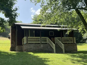 Image of Country log cabin in beautiful middle Tennessee