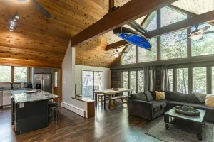 Image of Lake Harmony Chalet With Arcade Room ~ Includes Hot Tub ~sleeps 22