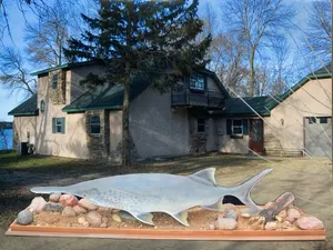 Image of ARTISTS & ANGLERS INN - game room - home of Madison Lake Paddlefish!!