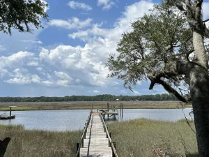 Image of Riverfront home on deep water <br> - sleeps 12