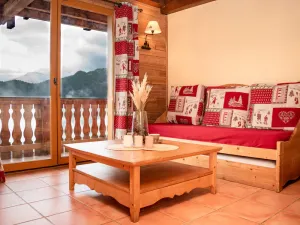 Image of Duplex cosy 6 pers avec balcon, parking et casier à ski à Pra Loup - FR-1-504-144