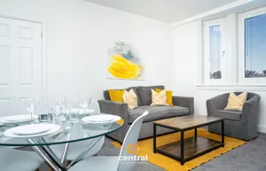 Image of CENTRAL SERVICED APARTMENTS - 2 Bedroom - Short & Long Term Stays - Fast Wi-Fi - FREE Street Parking - Sleeps 4 - 2 x King Beds - Smart TVs in All Rooms - Modern - Weekly & Monthly Offers - Trade Stays - Close to A90 - CENTRAL SHORT LETS DUNDEE