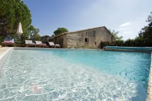 Image of Secure private heated pool, games room, view. Walk to historic town, restaurants