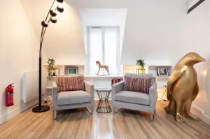 Image of Suites Appart: full flat: 1 kingsize\/ 1 conv sofa