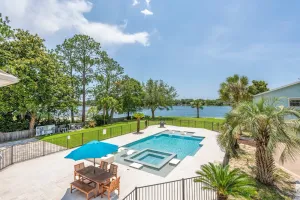 Image of Must See Private Beach-Heated Pool Spa-Weddings-Water Front-Boat Slips-Sleeps 44